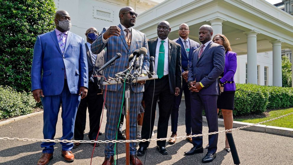 George Floyd’s family meet Biden and lawmakers, call for police reforms