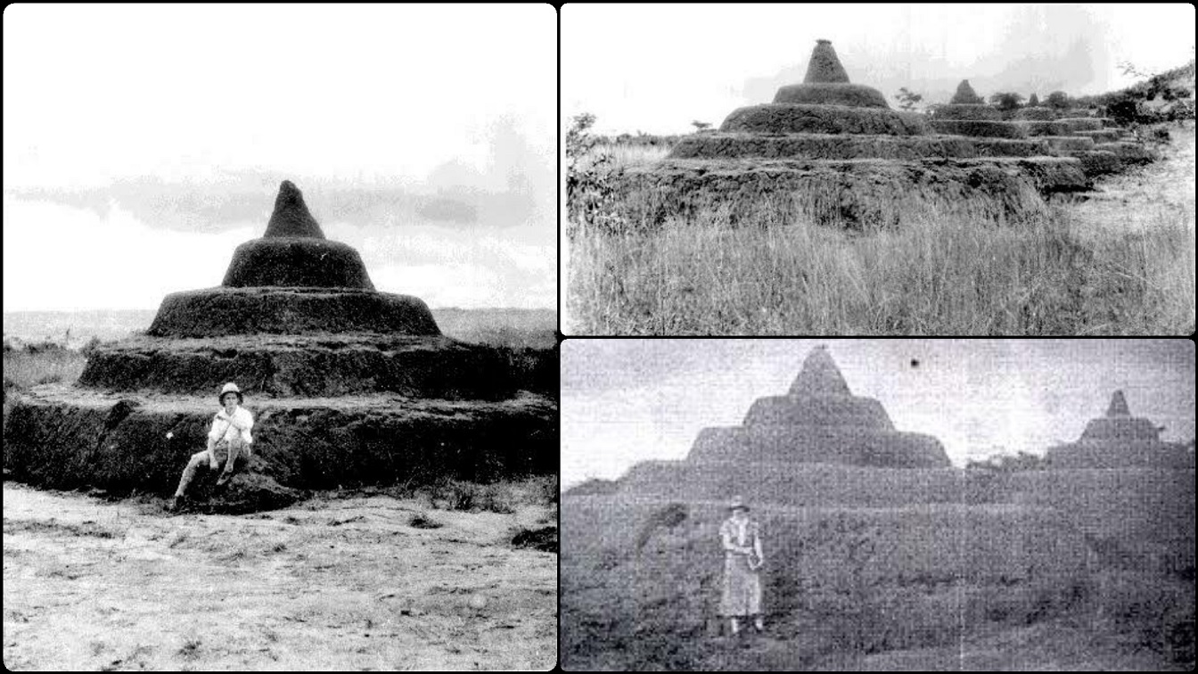 The Igbo Pyramids taken by British anthropologist and colonial administrator, G. I. Jones