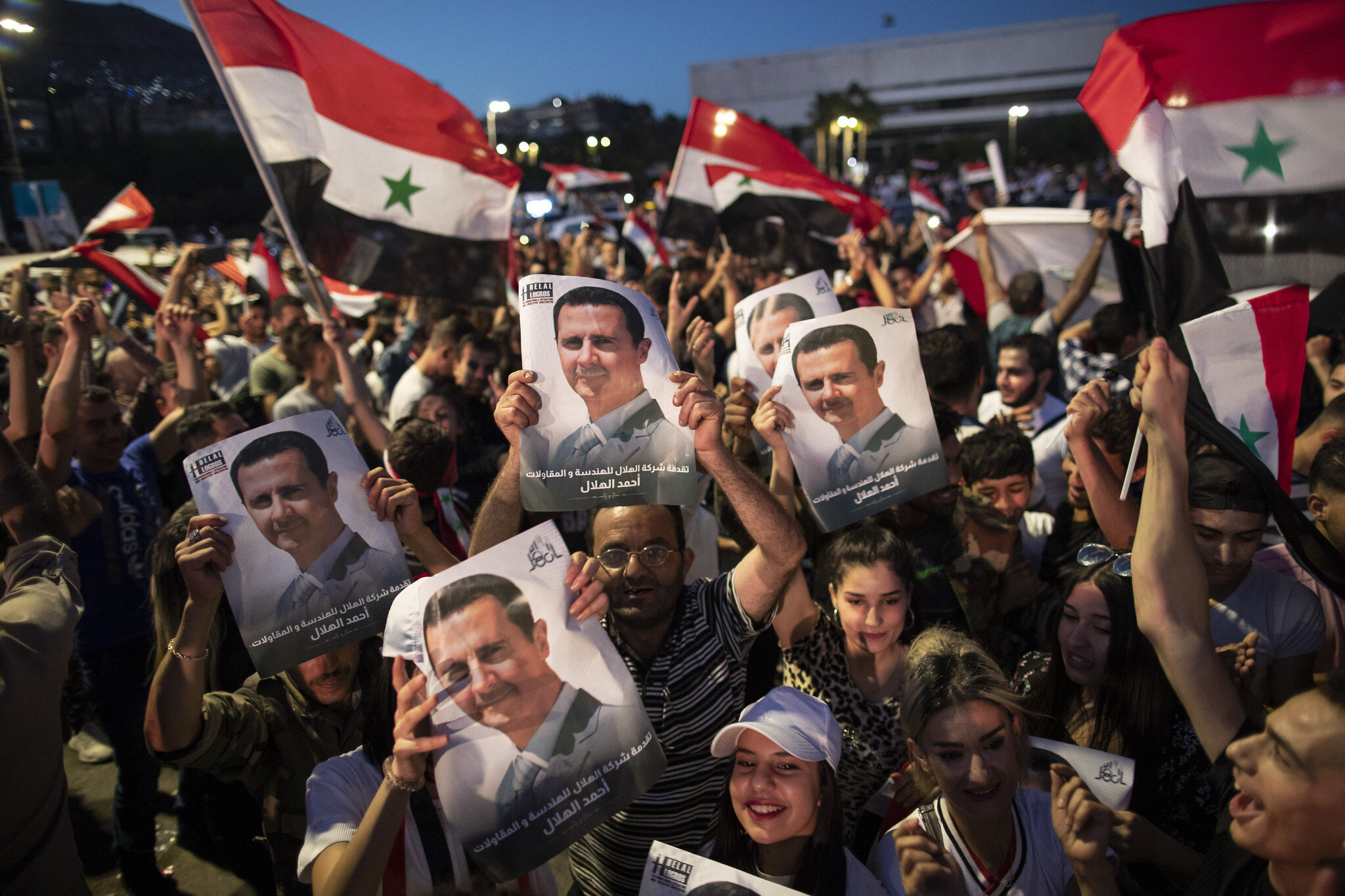 Syrians have rejected regime change, reelected Assad