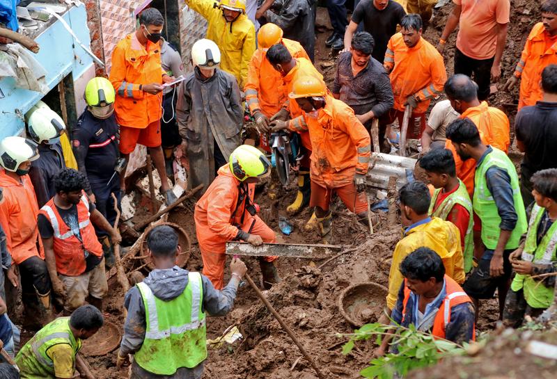 Landslides kill at least 25 in Mumbai after heavy rains