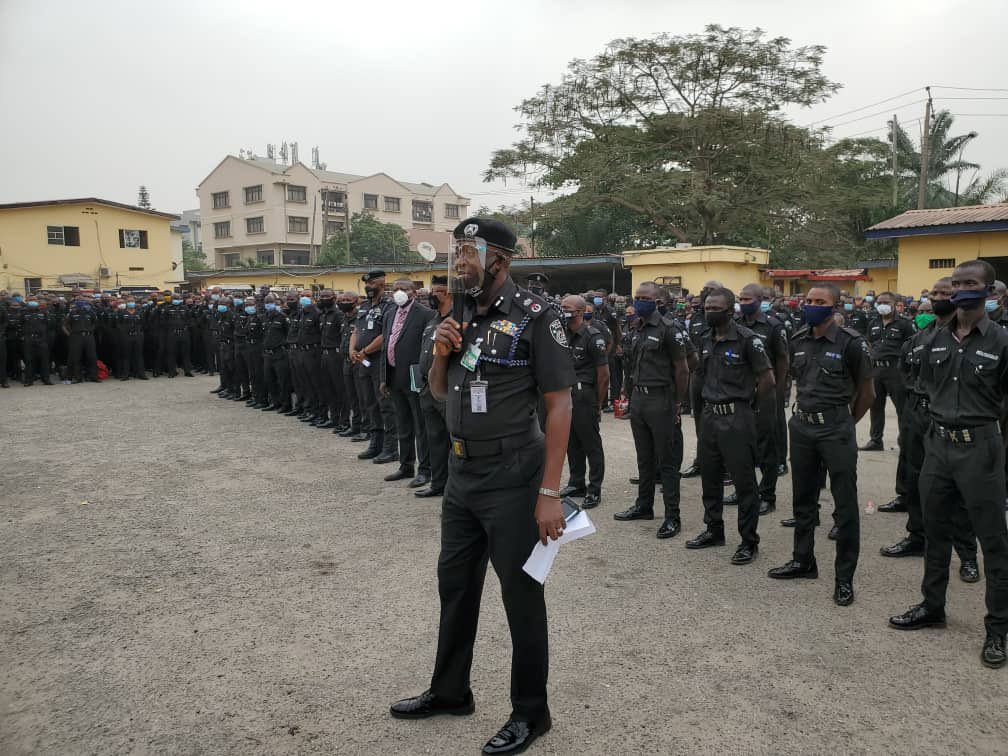Security operatives occupy Gani Fawehinmi Park in Lagos