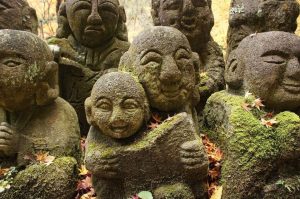 A temple in Japan has 1,200 funny and weird statues