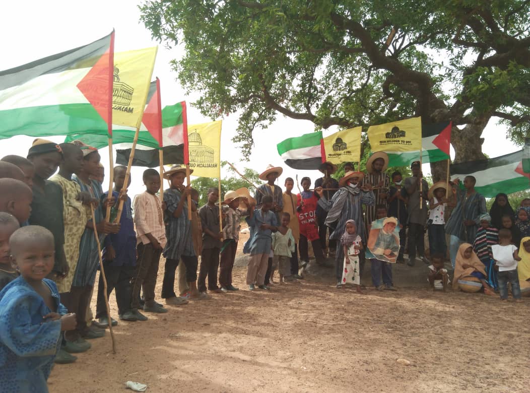Nigerians hold rally on International Quds Day to show solidarity with Palestinian
