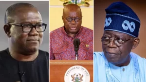 Ghana: Nana Akufo denies asking APC candidate, Tinubu to ‘give Peter Obi a chance’