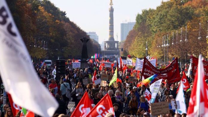 Major protests in Germany against soaring energy cost