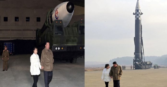 North Korea: Kim's daughter at missile launch site