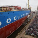 Putin touts Russia’s Arctic power, launches nuclear-powered icebreakers.