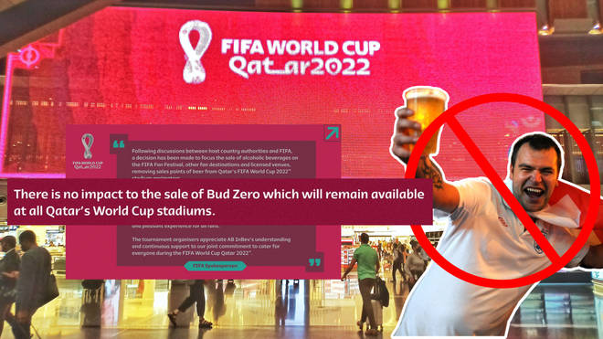 Qatar: Last minute U-turn sees alcohol banned from World Cup stadiums