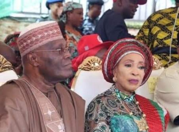 Atiku’s wife urges Nigerians to vote wisely
