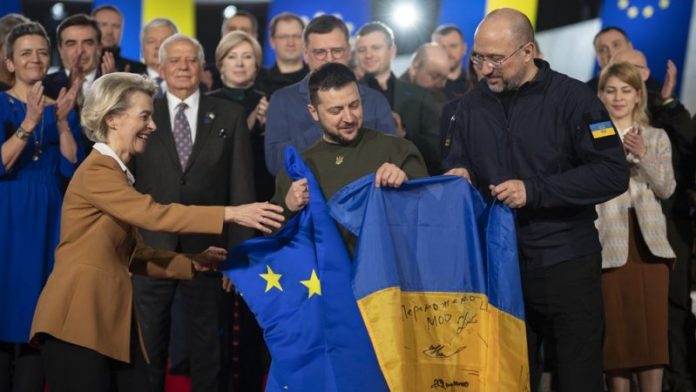 Ukrainian President, Zelensky presses EU to admit Ukraine