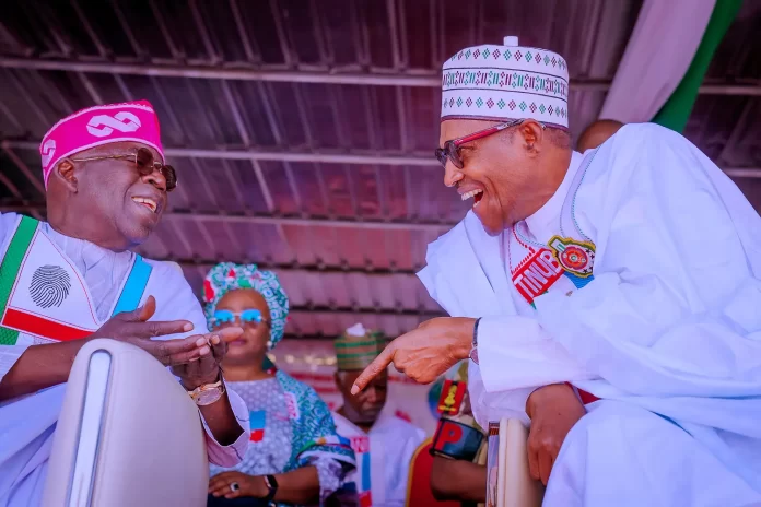 Tinubu loves Nigeria, elect him as my successor: Buhari