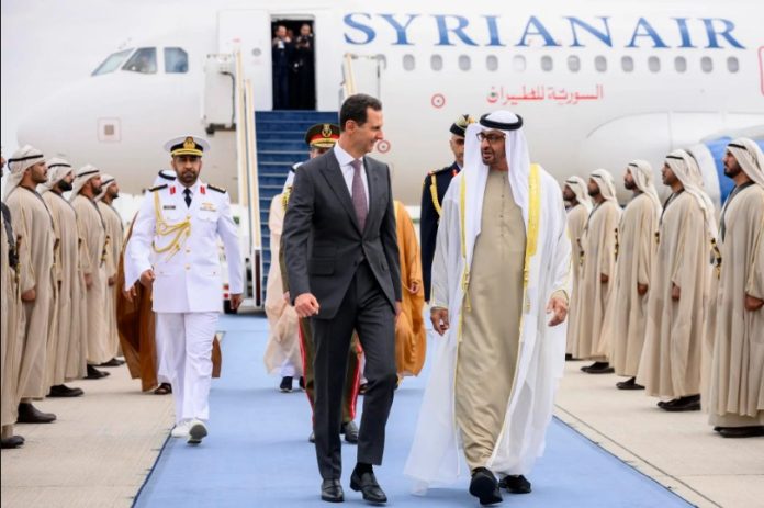 Al-Assad arrives in UAE as Syria seeks reconciliation with Arab world