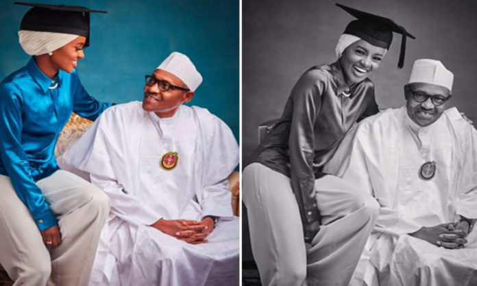 President Buhari's daughter hails 'silent achiever' father