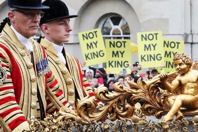 Not My King Charles's coronation took place 666 days after the death of Queen Elizabeth II.