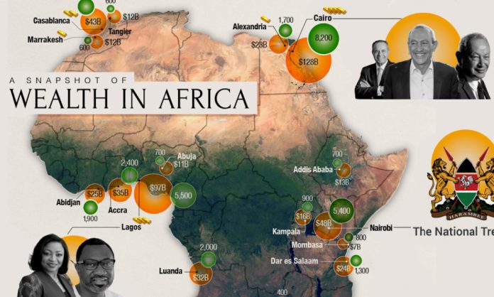 List of African countries where all the billionaires on the continent come from