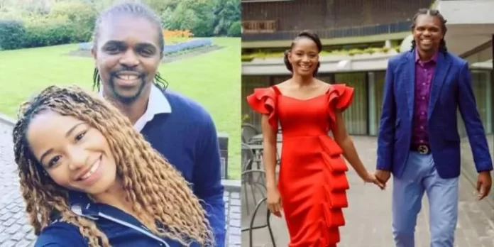 Nigerian footballer Kanu Nwankwo and their wife mark their 20th wedding anniversary