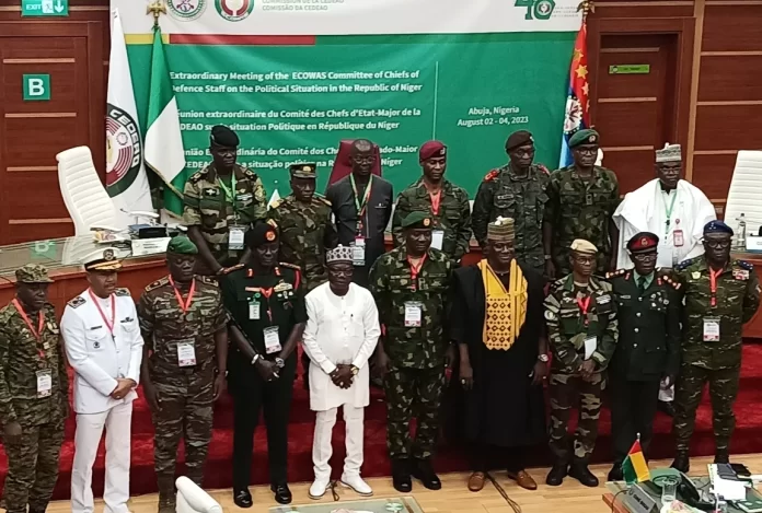 ECOWAS Military Chiefs announce decision on Niger Republic