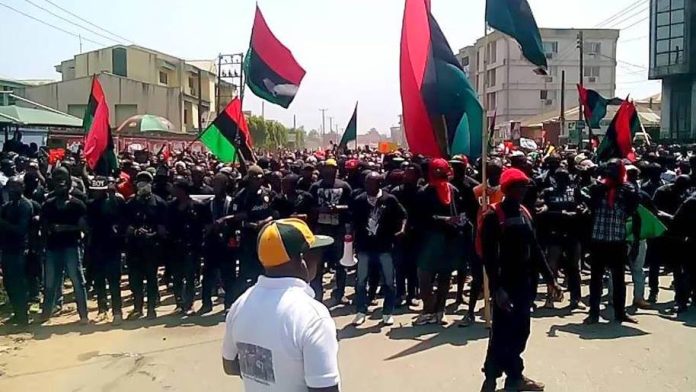 IPOB distributes flyers, and posters announcing the cancellation of sit-at-home