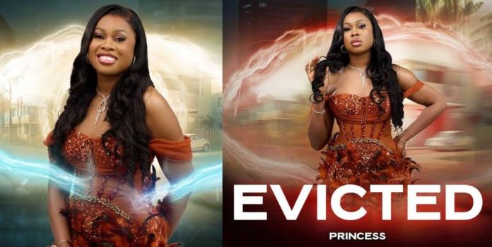 Princess gets evicted from 'Big Brother Naija All Stars'