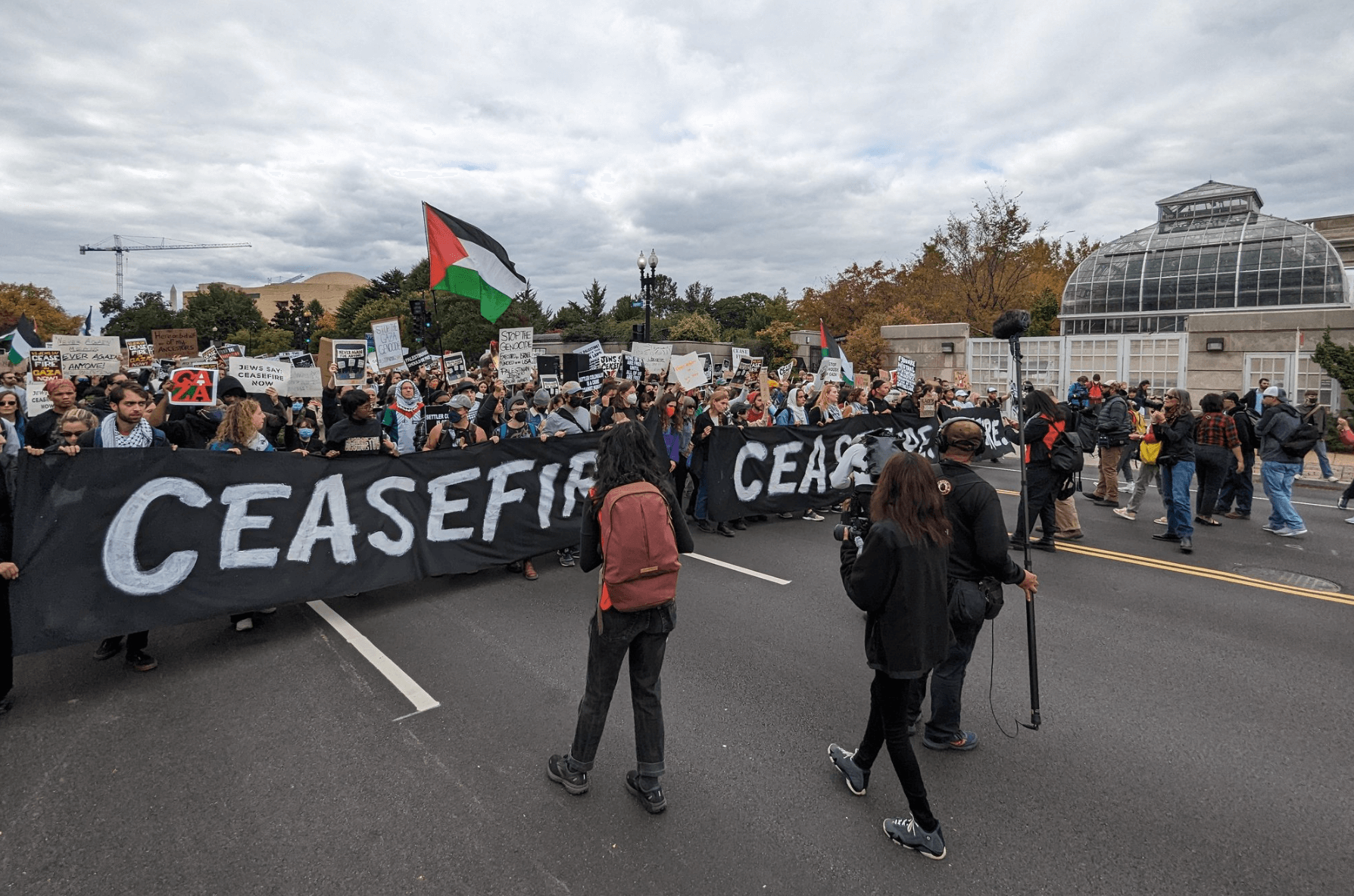 500 activists arrested demanding Gaza ceasefire
