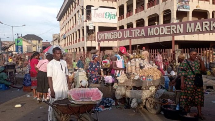 LAWMA clears roadside traders at Lagos market