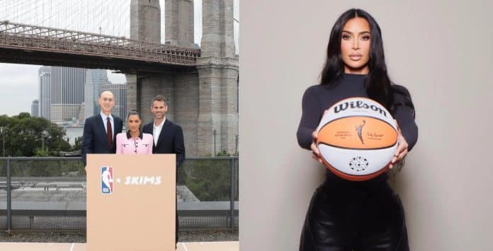 Kim Kardashian's underwear brand SKIMS officially partners with the NBA