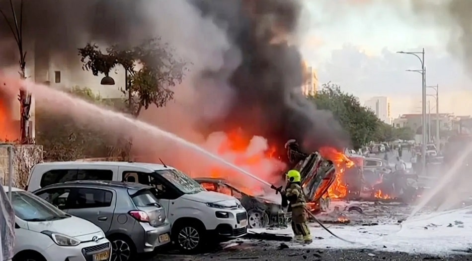 Israel burns due to Al-Aqsa storm