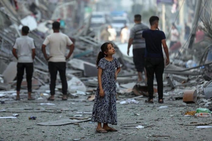 More than 700,000 Gaza children displaced calls for immediate ceasefire