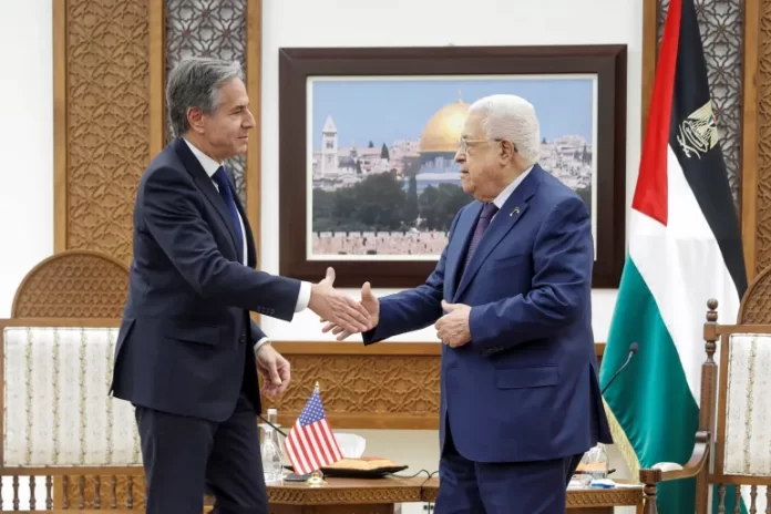 Palestinian President Mahmoud Abbas told United States Secretary of State Antony Blinken there must be an immediate ceasefire to the war in Gaza