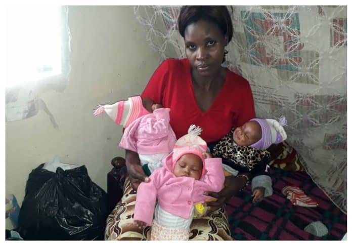 Woman expecting twin babies gives birth to triplets