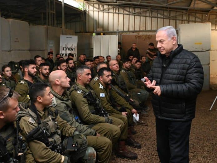 Israel PM Netanyahu tells soldiers ‘no substitute for total victory’