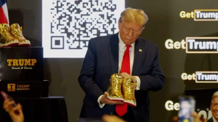Trump launches $399 sneakers line day after $355m fine