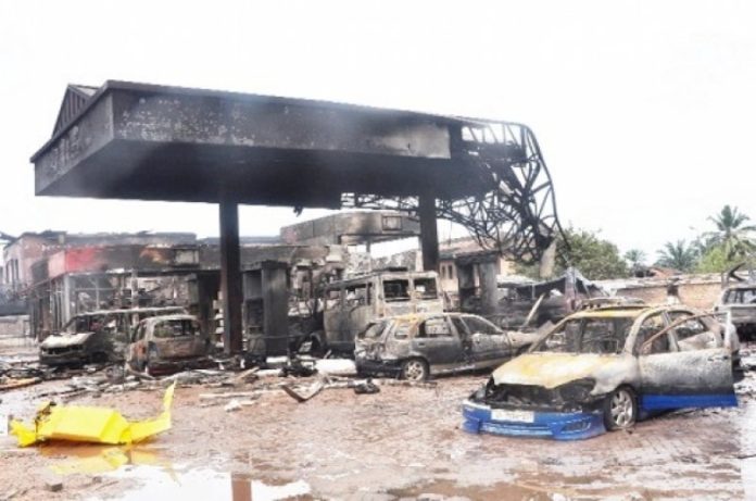 Bible miraculously survives as fuel tanker catches fire on Accra-Kumasi Highway