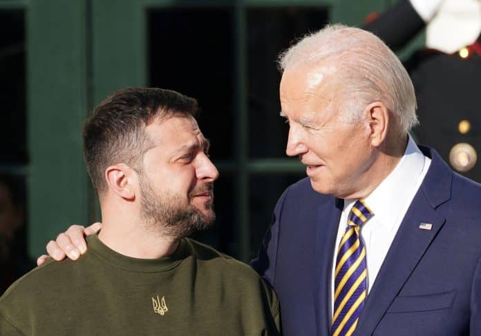 Biden assures Zelensky of rapid arms support amid escalating Russia tensions
