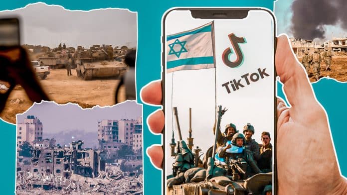 Israeli soldiers openly postine their war crime videos on TikTok