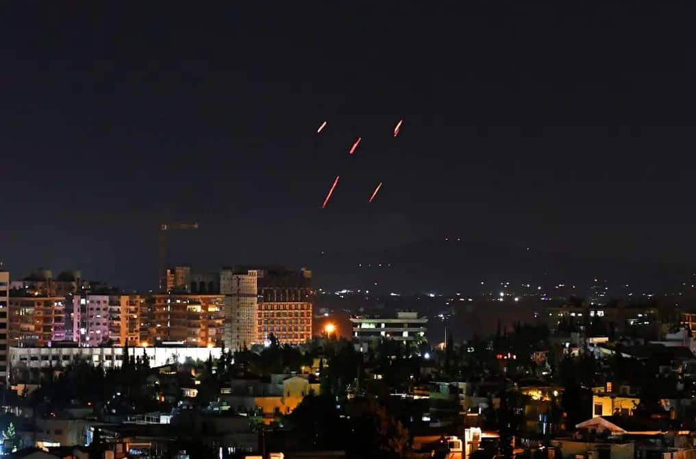 at least 9 Iranian missiles hit 2 Israeli bases