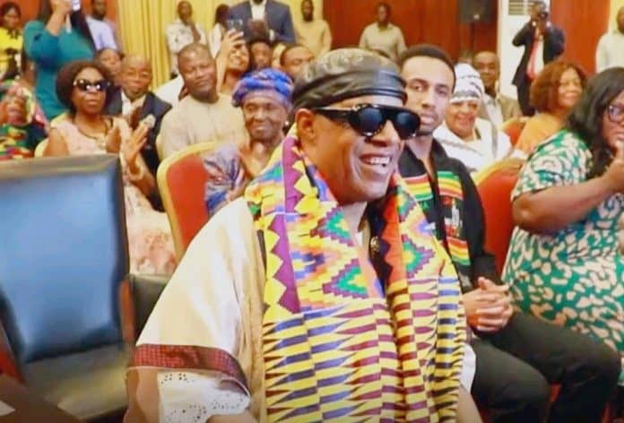 American singer, Stevie Wonder, granted Ghanaian citizenship