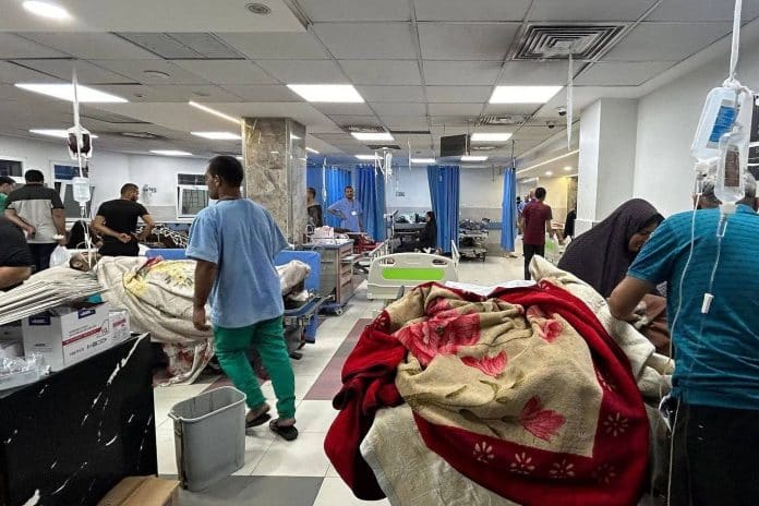 Israel hinder Gaza hospitals establishment by providing scanty areas.