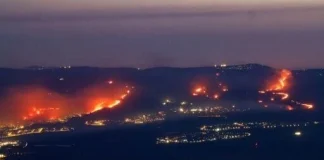 Hezbollah rockets ignite wildfire in northern Israel, burns over 2,500 acres