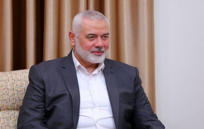 Ismail Haniyeh, the head of the political office of the Palestinian Islamic Resistance Movement