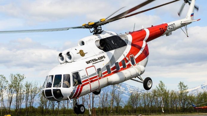 Mi-8 Helicopter with 22 People on Board Disappears in Kamchatka Region