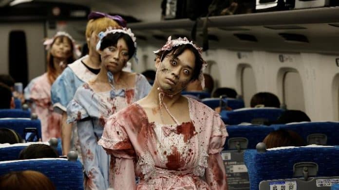 Japan's bullet train produces Zombie Shinkansen for passengers ahead of Halloween