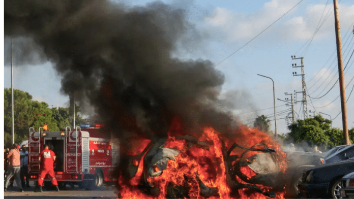 Lebanon: Israeli strike kills 10 firefighters in south, authorities say